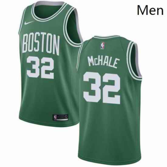 Mens Nike Boston Celtics 32 Kevin Mchale Swingman GreenWhite No Road NBA Jersey Icon Edition